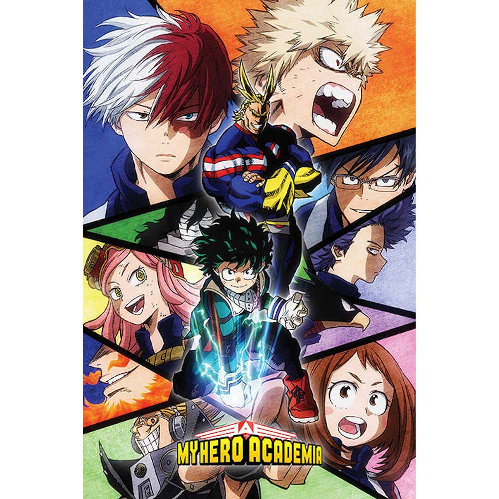 MY HERO ACADEMIA 僕のヒーローアカデミア - Characters Mosaic / ポスター - PGS